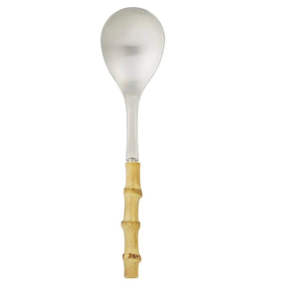 S/Steel Bamboo Serving Spoon 25.5cm