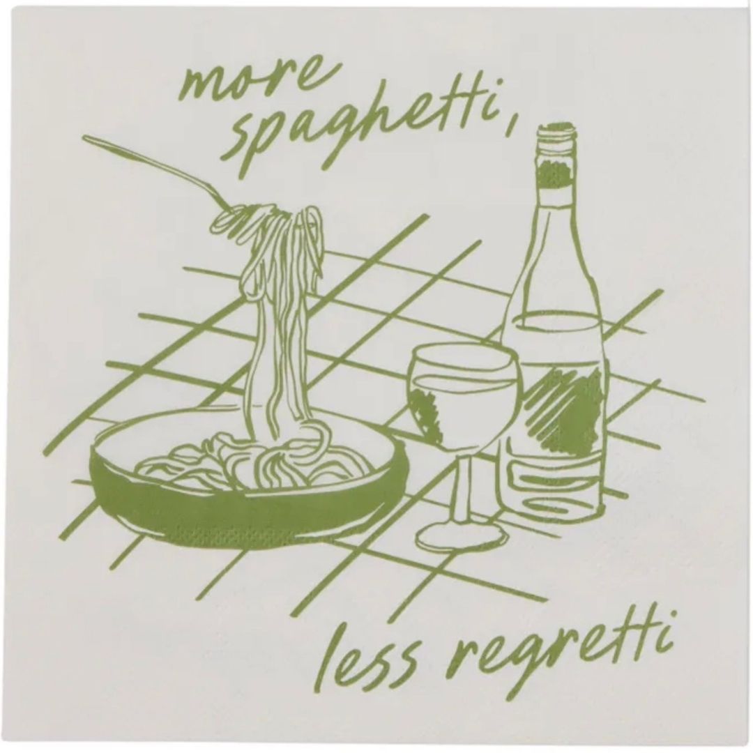 More Spaghetti Napkin 20pck