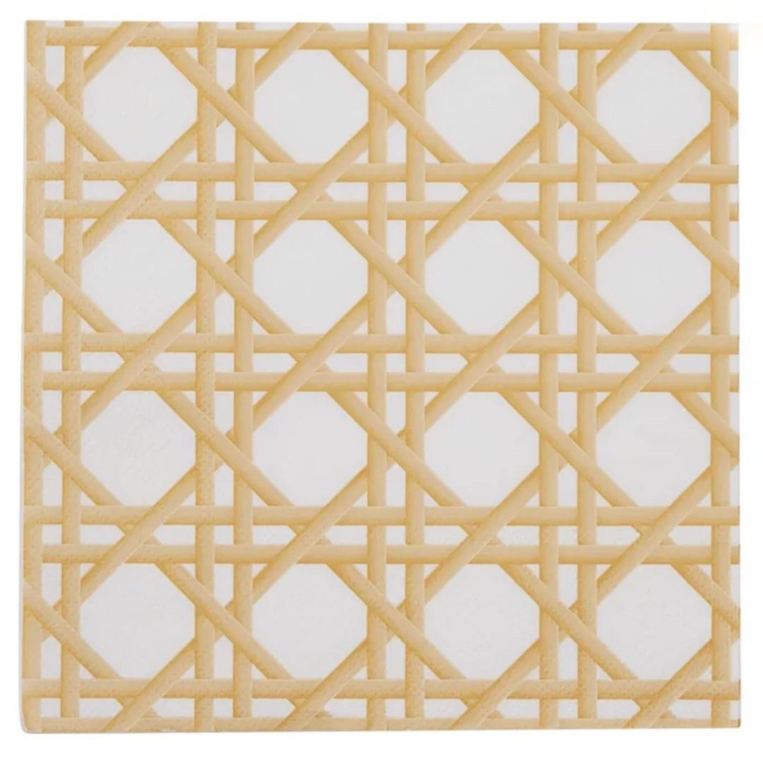 Rattan Napkin 20pck | Natural
