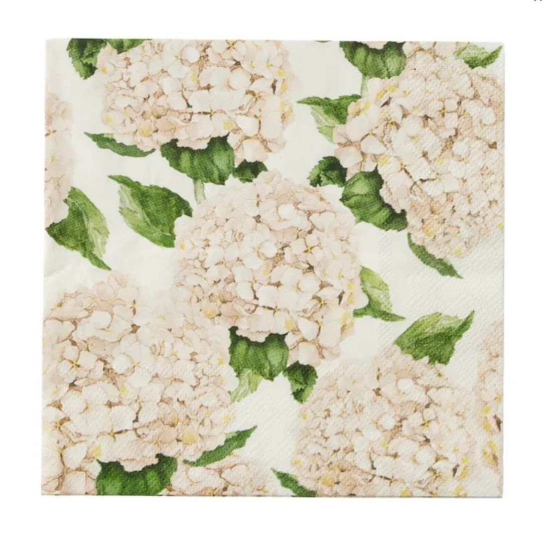 Hydrangea Napkin 20pck | Ivory