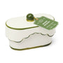 Cherie Porcelain Ceramic Dish Candle| Smoked Pistachio