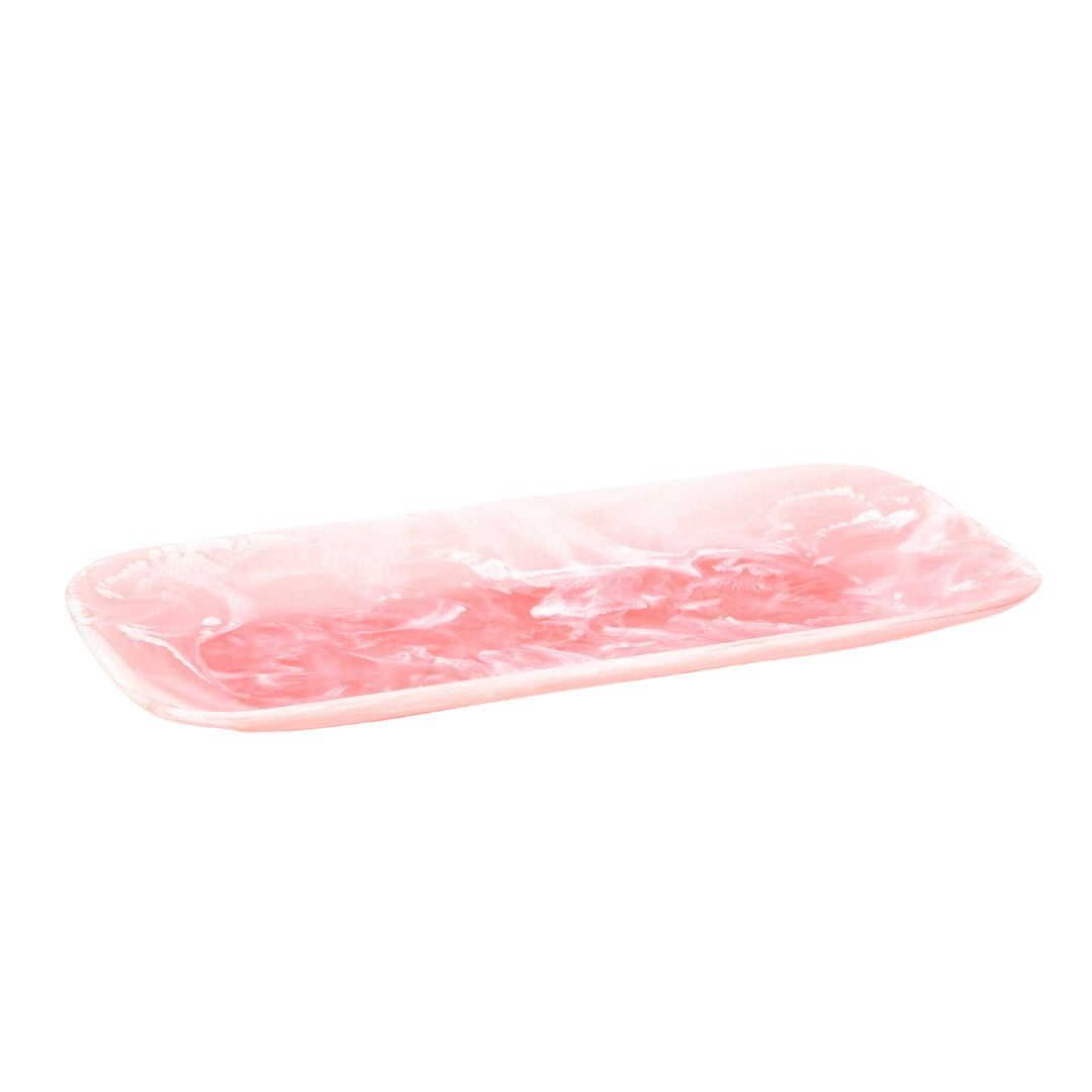 Classic Rectangle Platter | Pink Swirl | RSTC – Rose St Trading Co