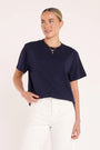 Carter Tee | Navy