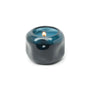 Basalt Navy Glass 5oz. Candle | Rosewater Santal
