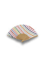 Hand Fan | Coloured Stripes