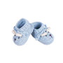 Tily Bear Crochet Bootees | Blue