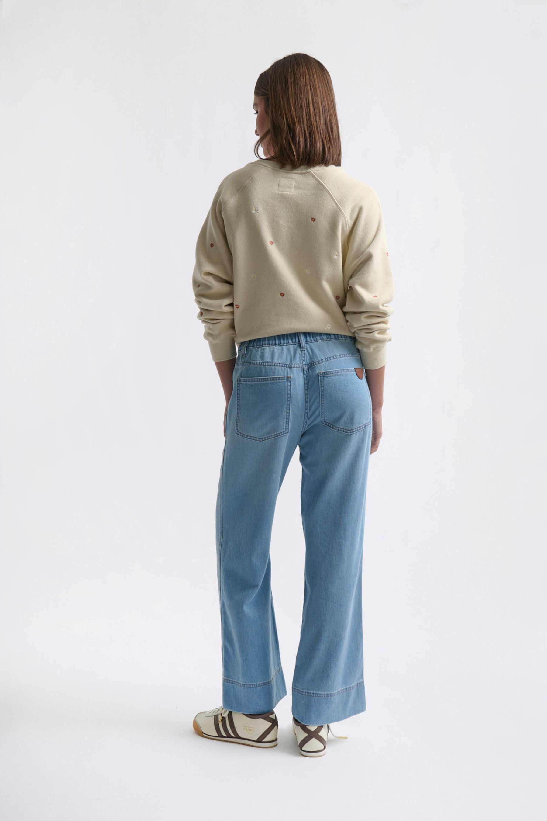 Patti Sweatshirt | Daisy - Vanilla