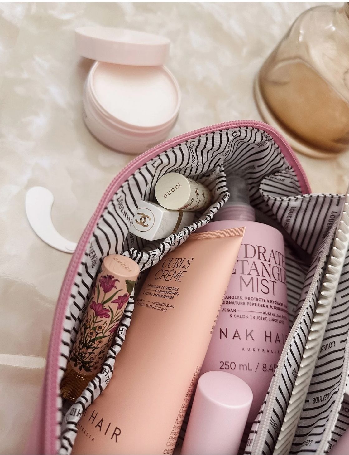 Mary Cosmetic Bag | Bubblegum Pink