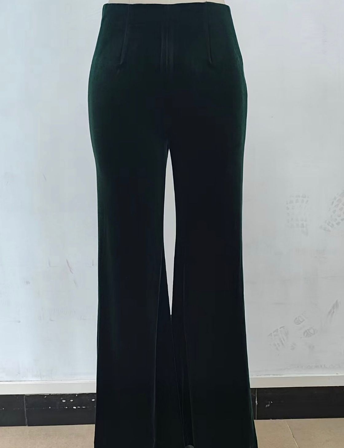 Velvet Pants | Green