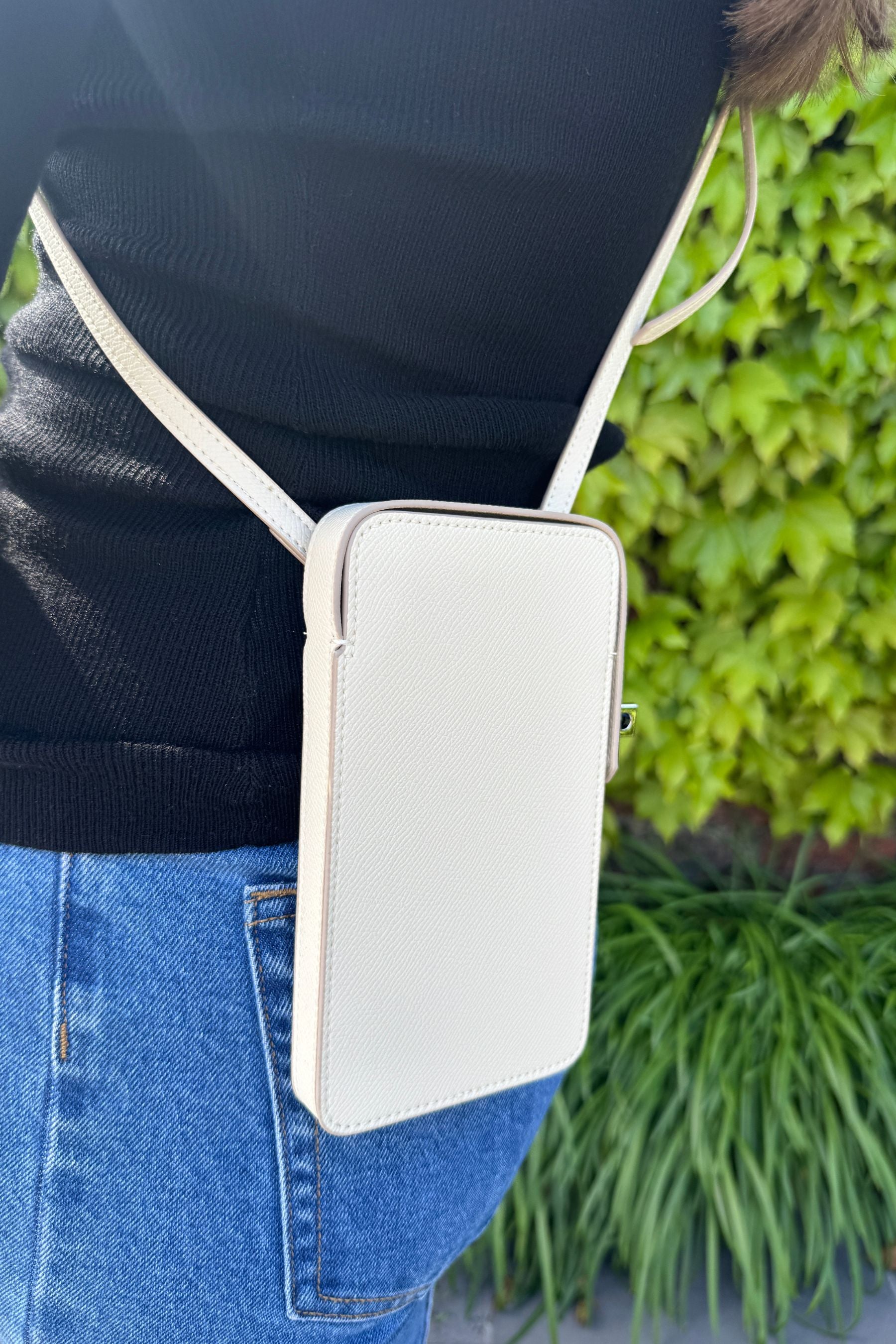 CALL ME LUXE Phone Bag | Milk