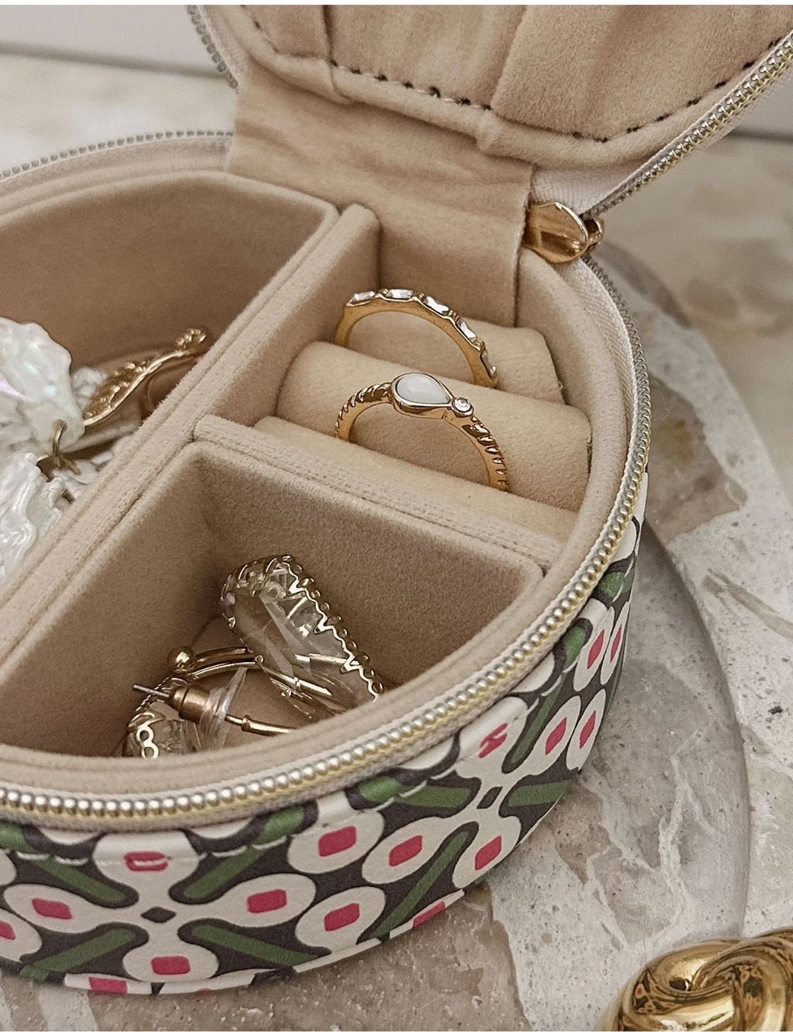 Sisco Jewellery Box | Retro Olive