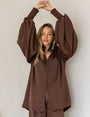 Portofino Luxe Dreams Shirt | Chocolate