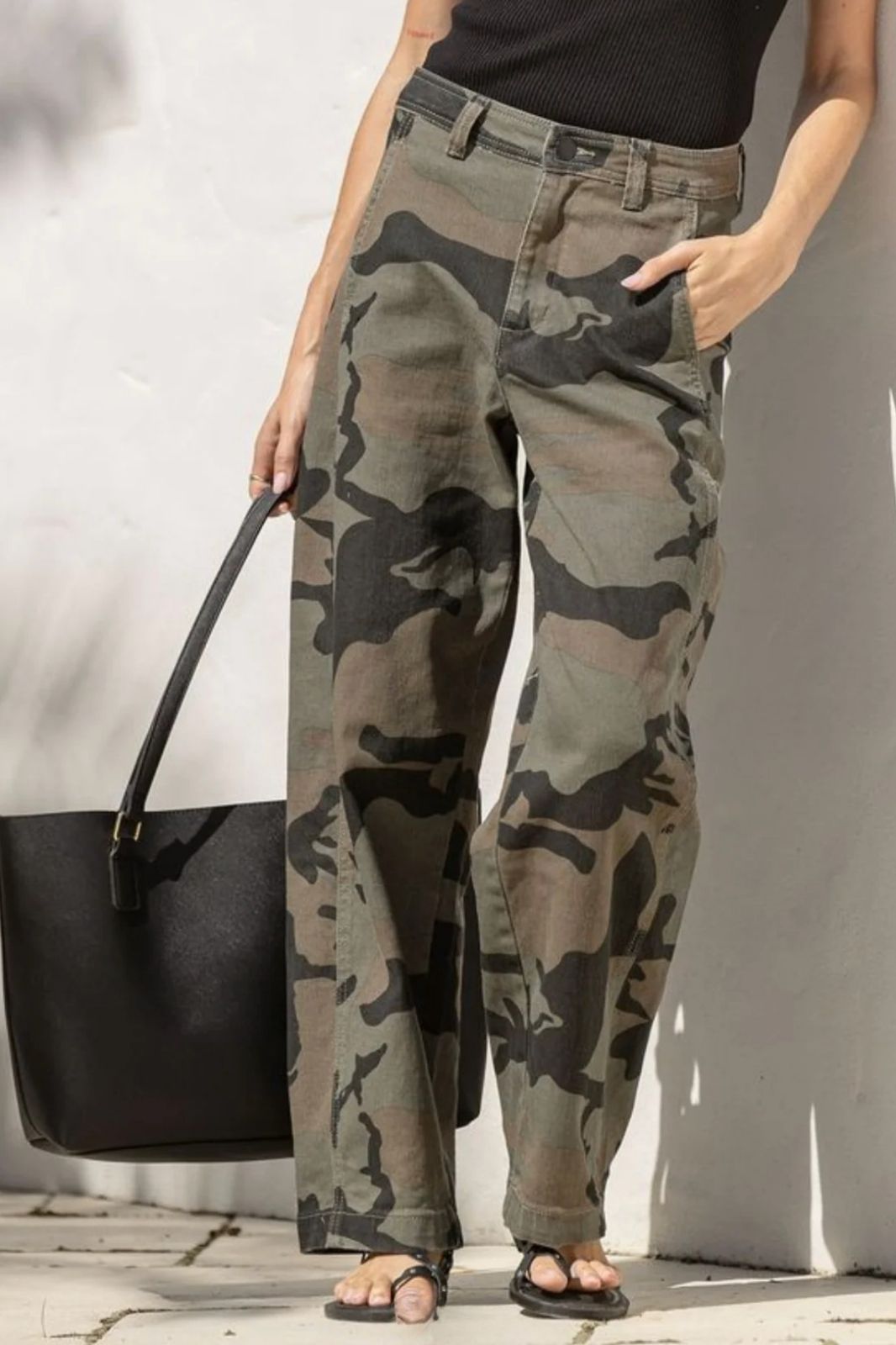Barrel Jean | Camoflouge