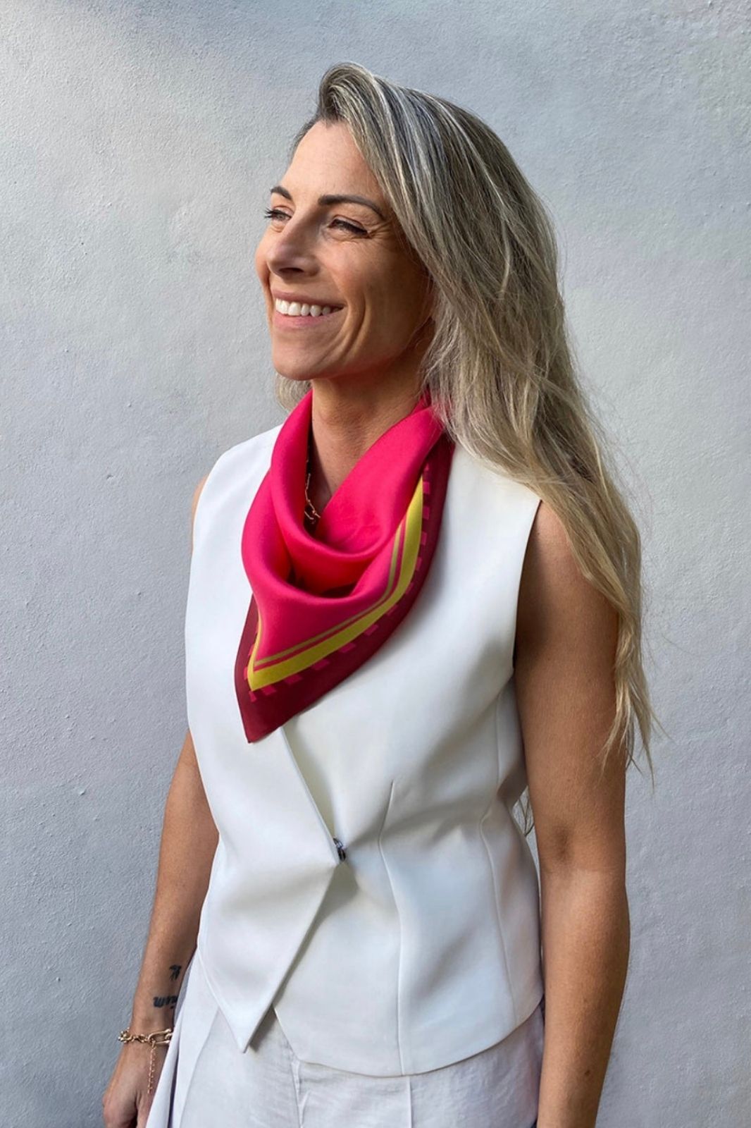 The Carter Silk Petite Scarf