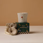 Bistro Mushroom Embossed Ceramic Candle | Wild Mushroom