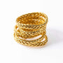 Buddhist Bracelet Braid | Light Gold