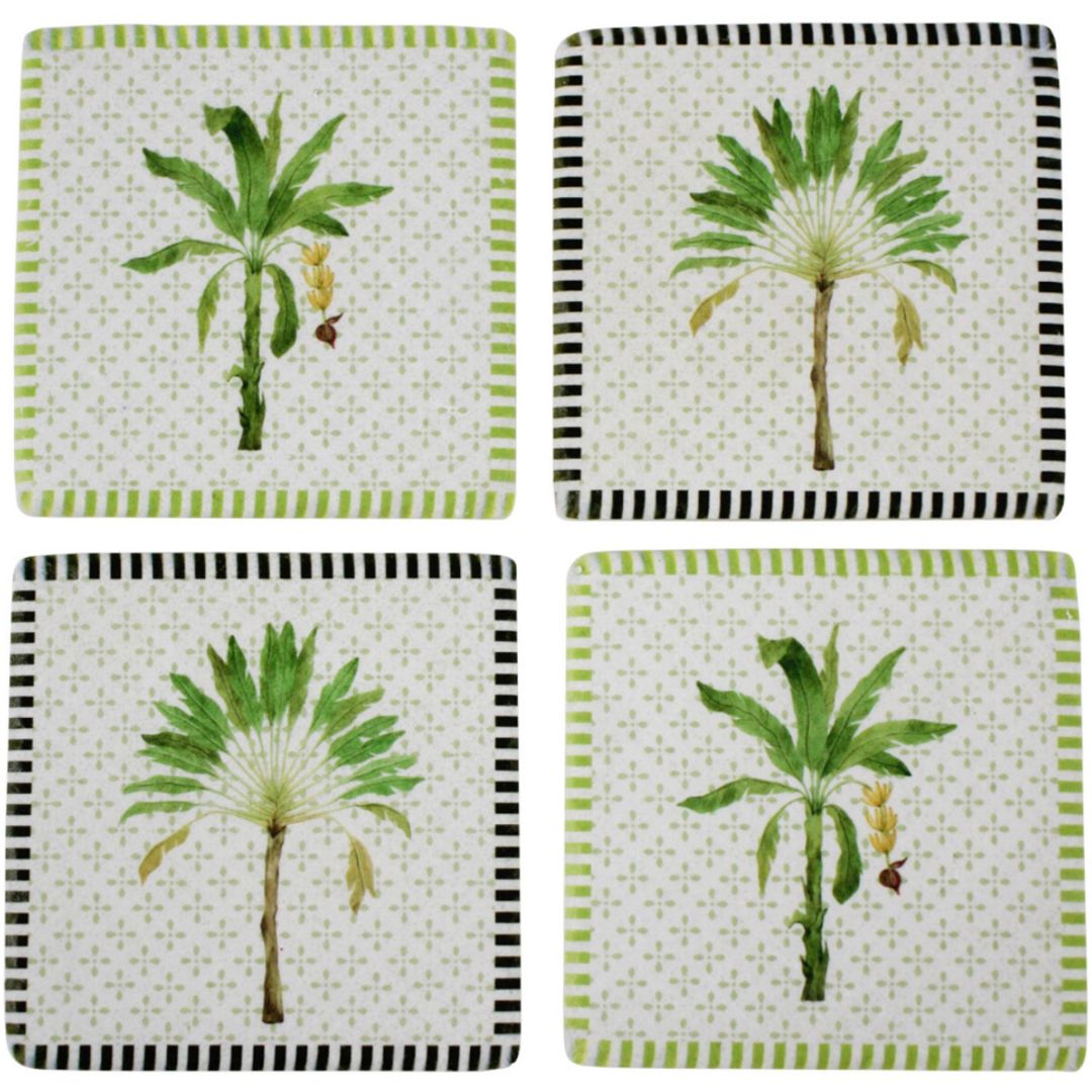 Coasters S/4 Tropical Palm