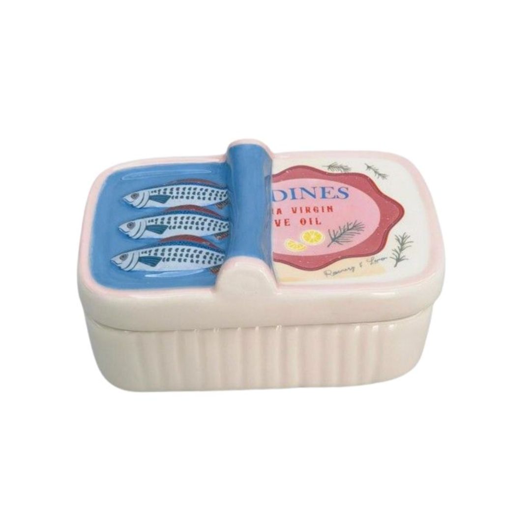 Sardine Trinket Box | Blue 12cm