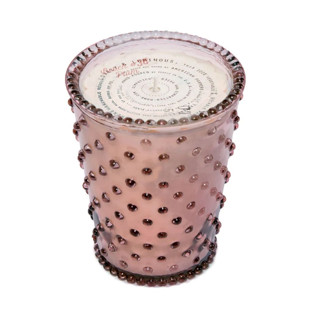 Hobnail Candle | Beach Plum