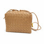 Pip Shine Weave Crossbody Bag | Latte