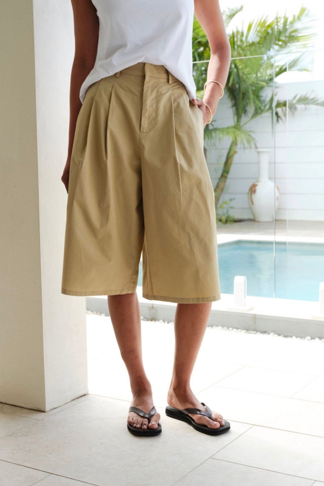 Harlow Bermuda Short | Burnt Butter
