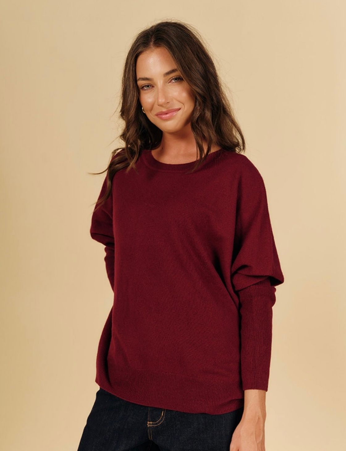 Vanessa Jumper | Burgundy