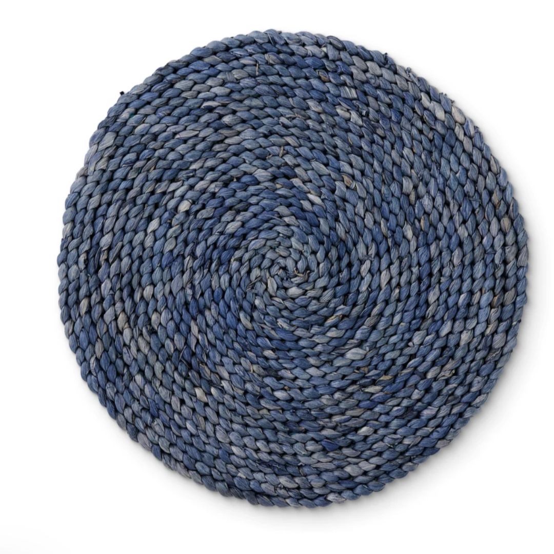 Braided Dark Blue Placemat 33cm