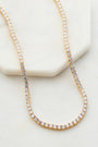 Dani Tennis Necklace | Gold