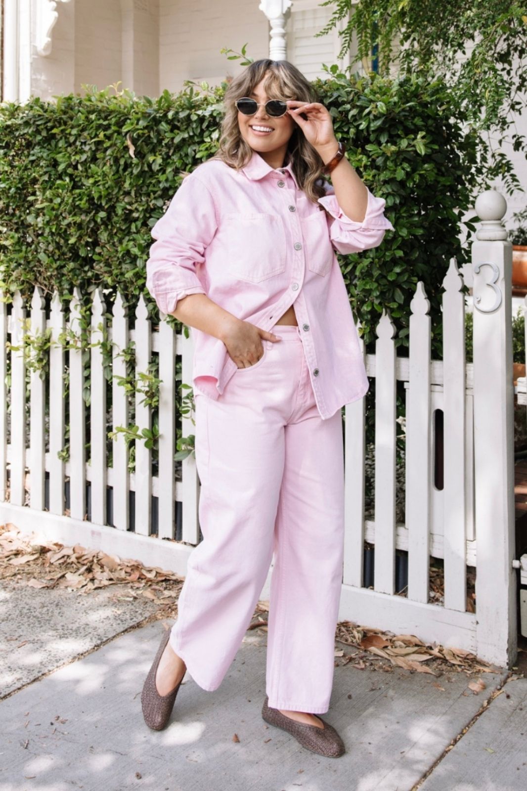 Lola Barrel Jean | Pink