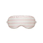 Silk Sleep Mask | Pink White Stripe