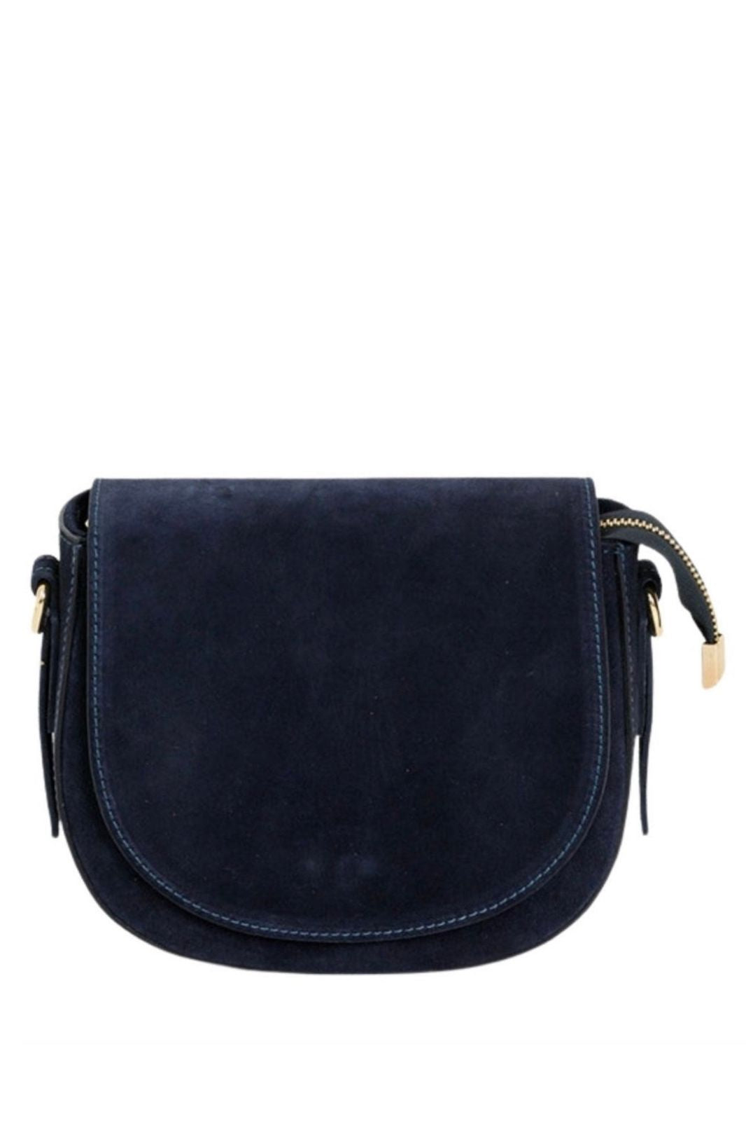 Gabrielle Suede Handbag | Marine