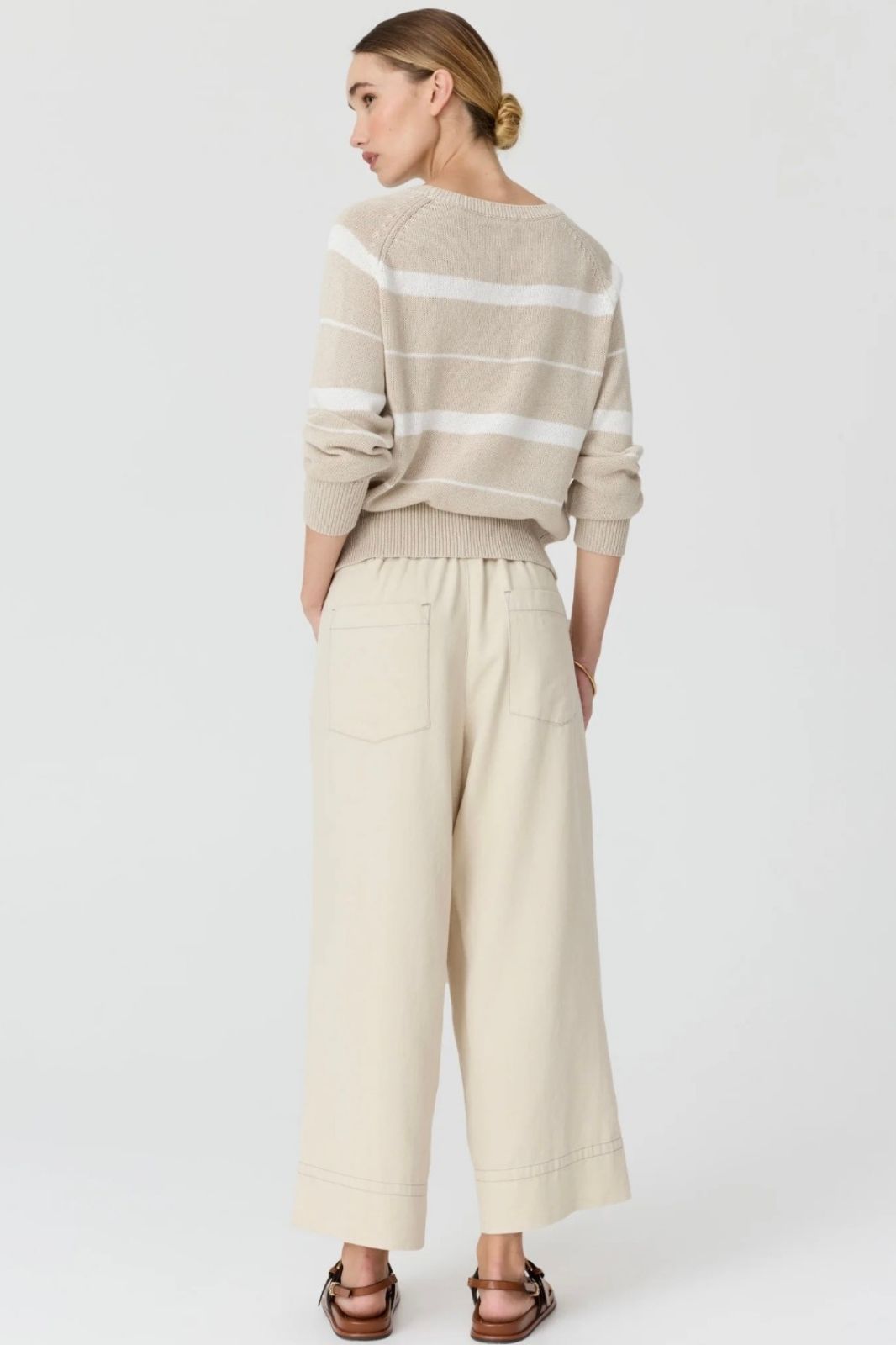 Anise Crop Pant | Pebble