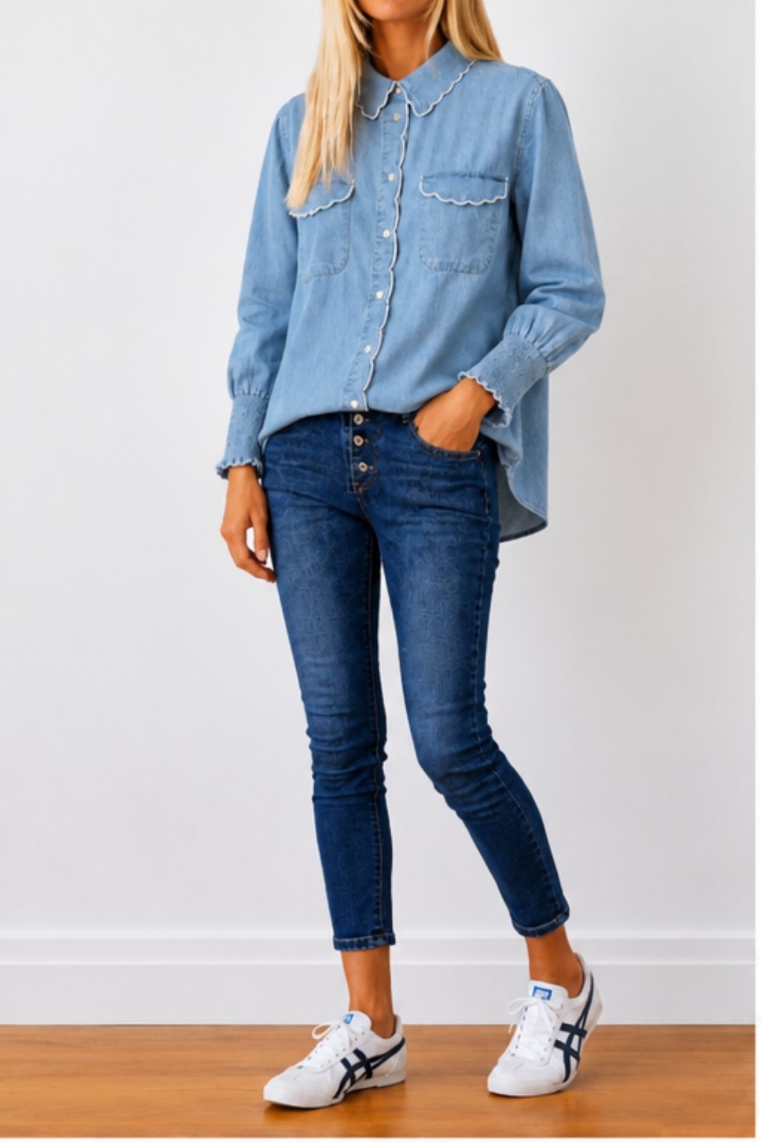 Maggie Shirt | Denim