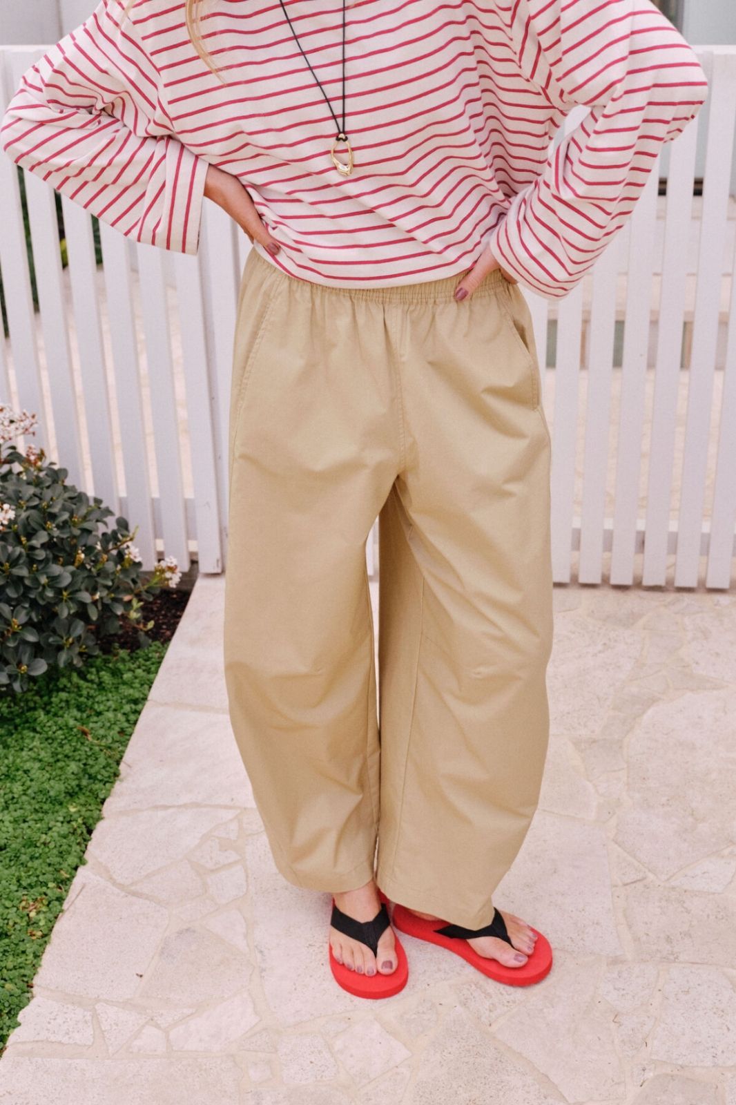 Bella Barrel Pant | Burnt Butter
