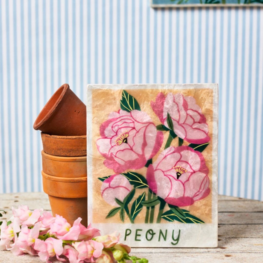 Market Wall Art | Peony