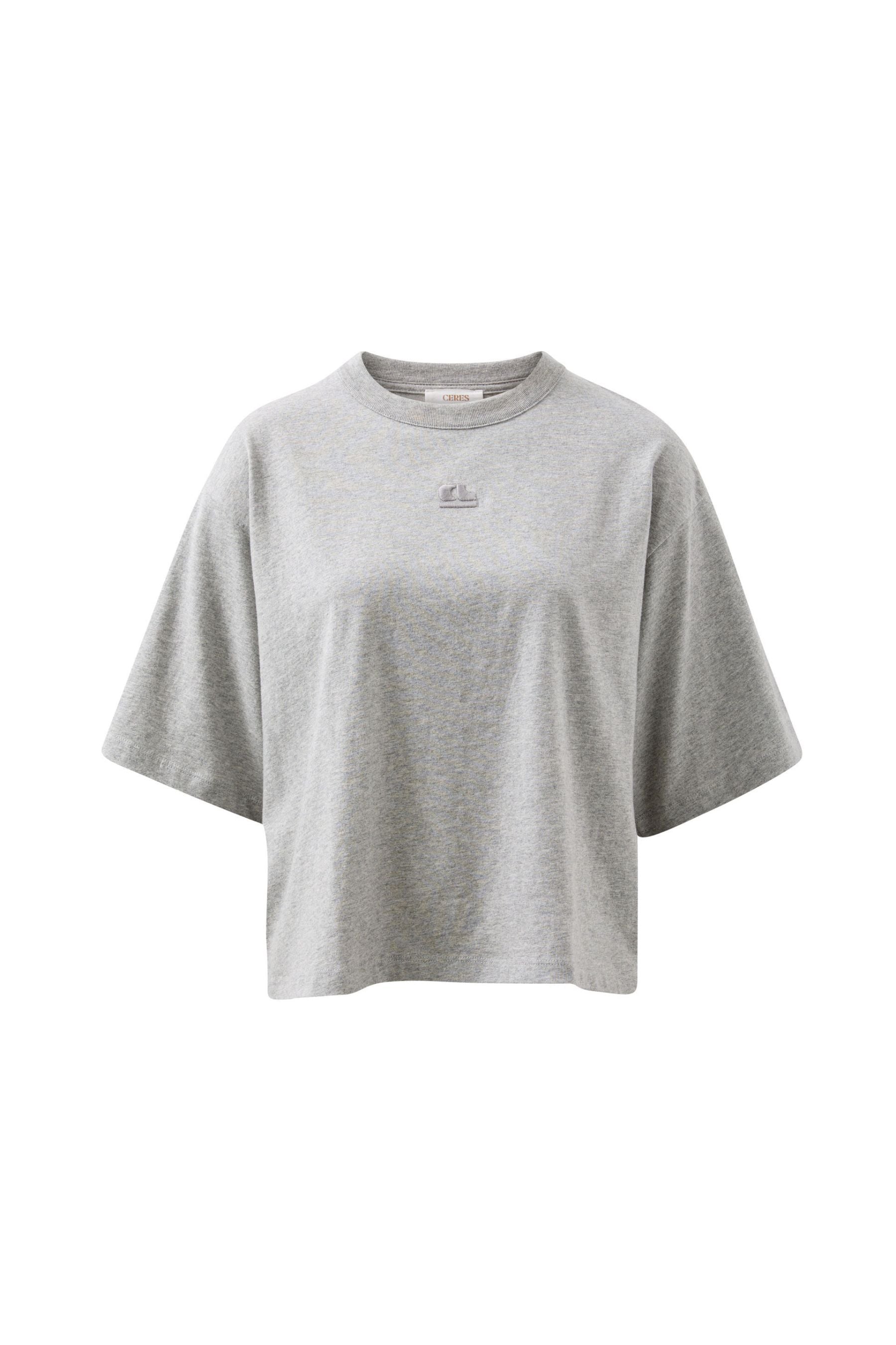 Phoebe Premium Tee | Grey Marle