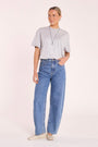 Lola Barrel Jean | Deep Blue