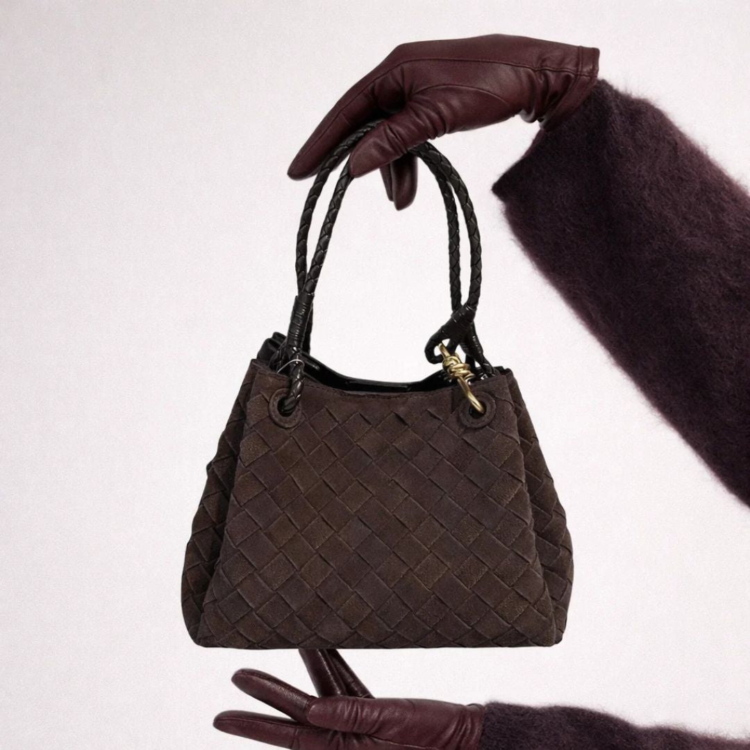 PT Suede Balloon Bag | Chocolate