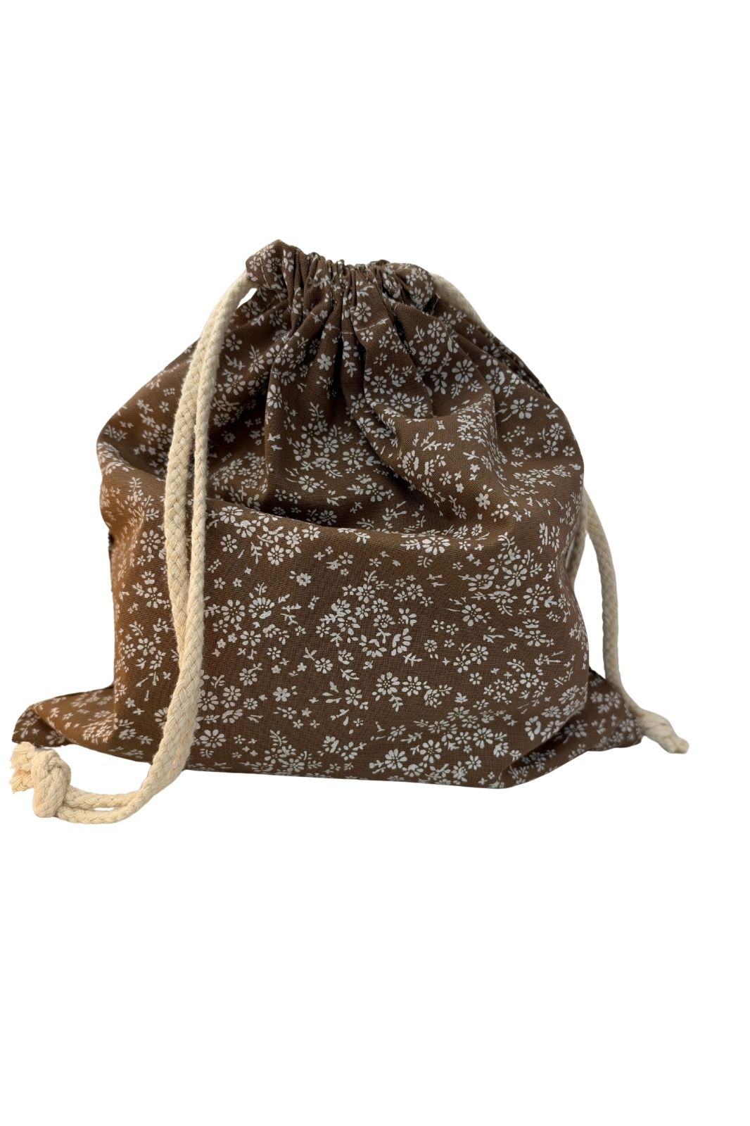 Floral Dilly Bag | Chocolate
