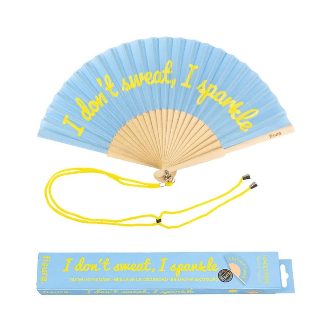 Hand Fan | I Don't Sweat, I Sparkle
