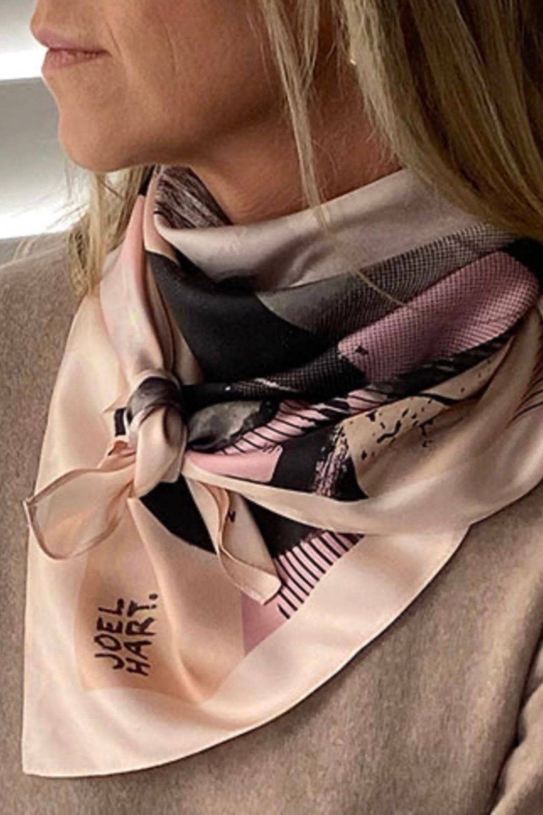DH X Joel Hart Form Silk Scarf