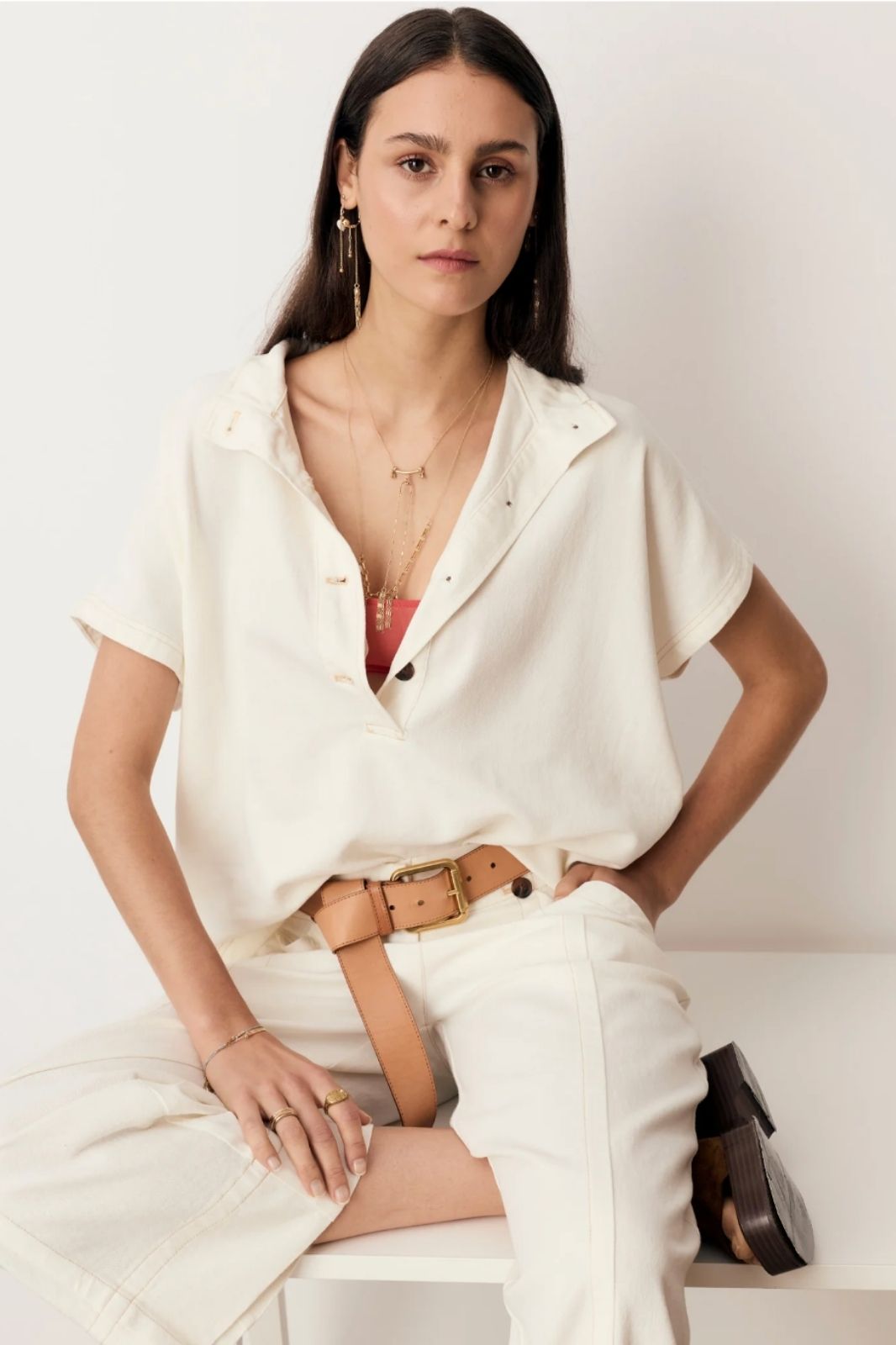 Anise Shirt | Chalk