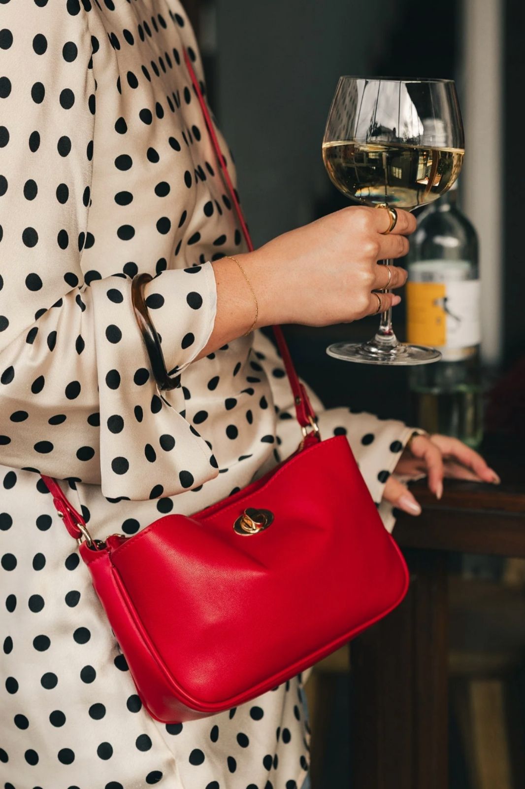 Greta Shoulder Bag | Red
