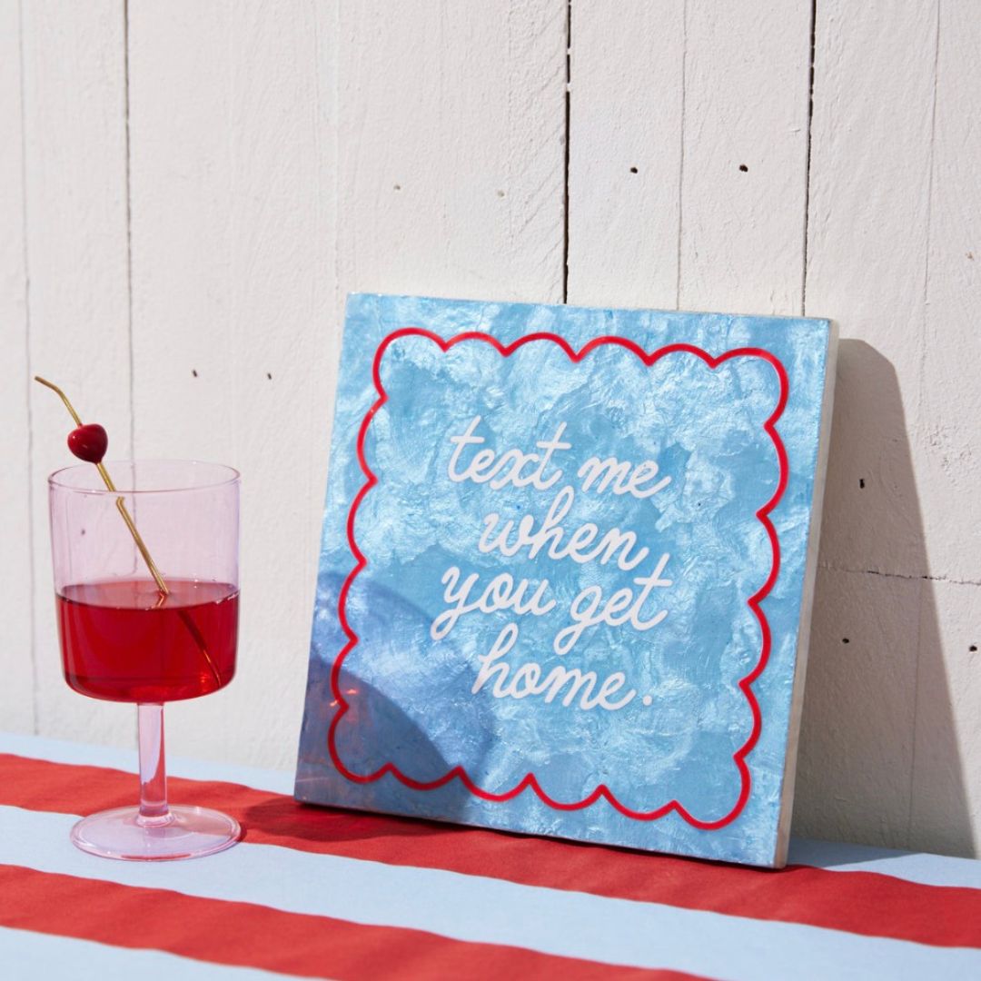 Fun House Text Tile
