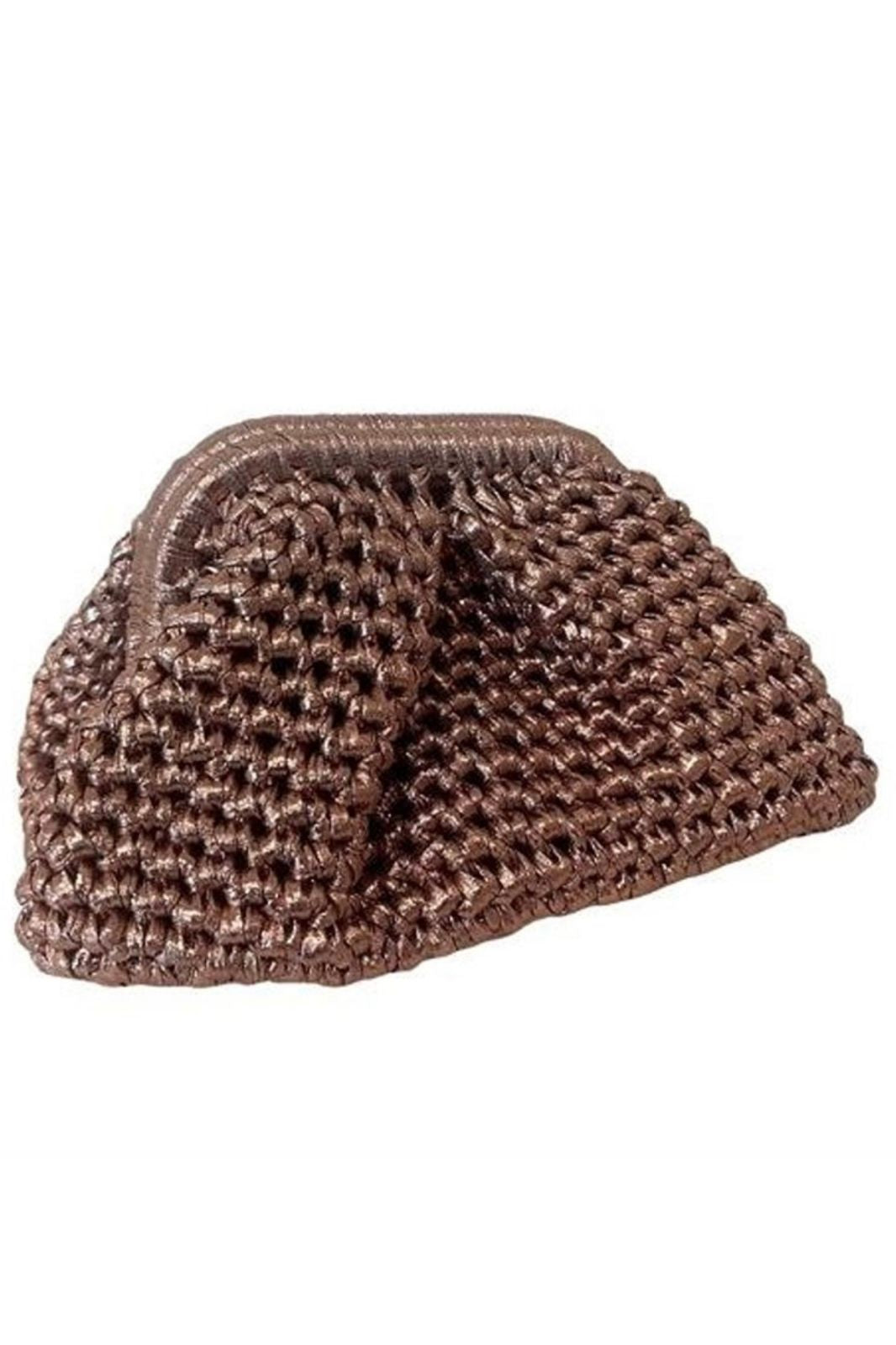 Bronze Metallic Clutch