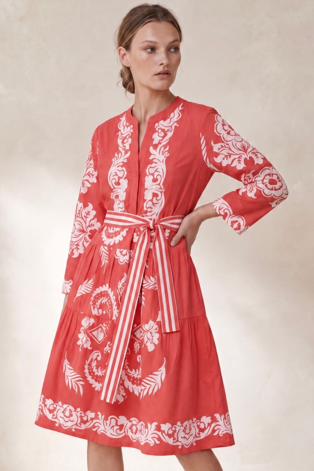Morocco Midi | Jewel Watermelon