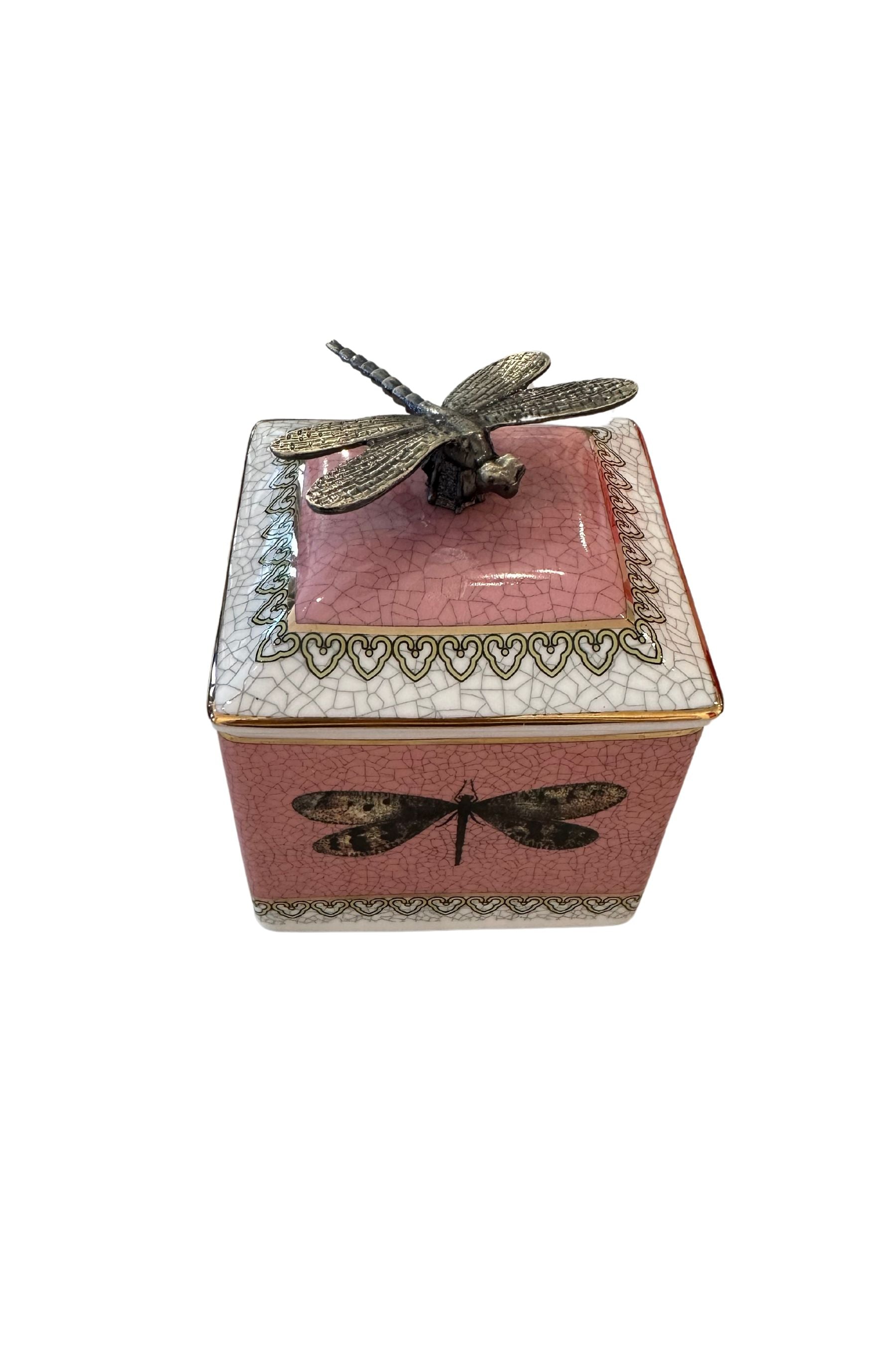 Shop Dragonfly Trinket Box Rose by RSTC Rose St Trading Co