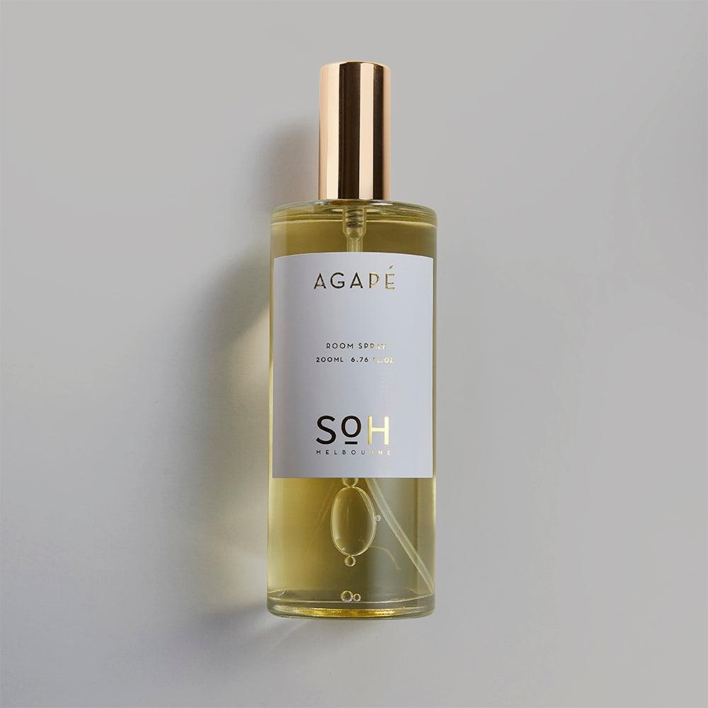 SOH  200ml Agape Room Spray available at Rose St Trading Co