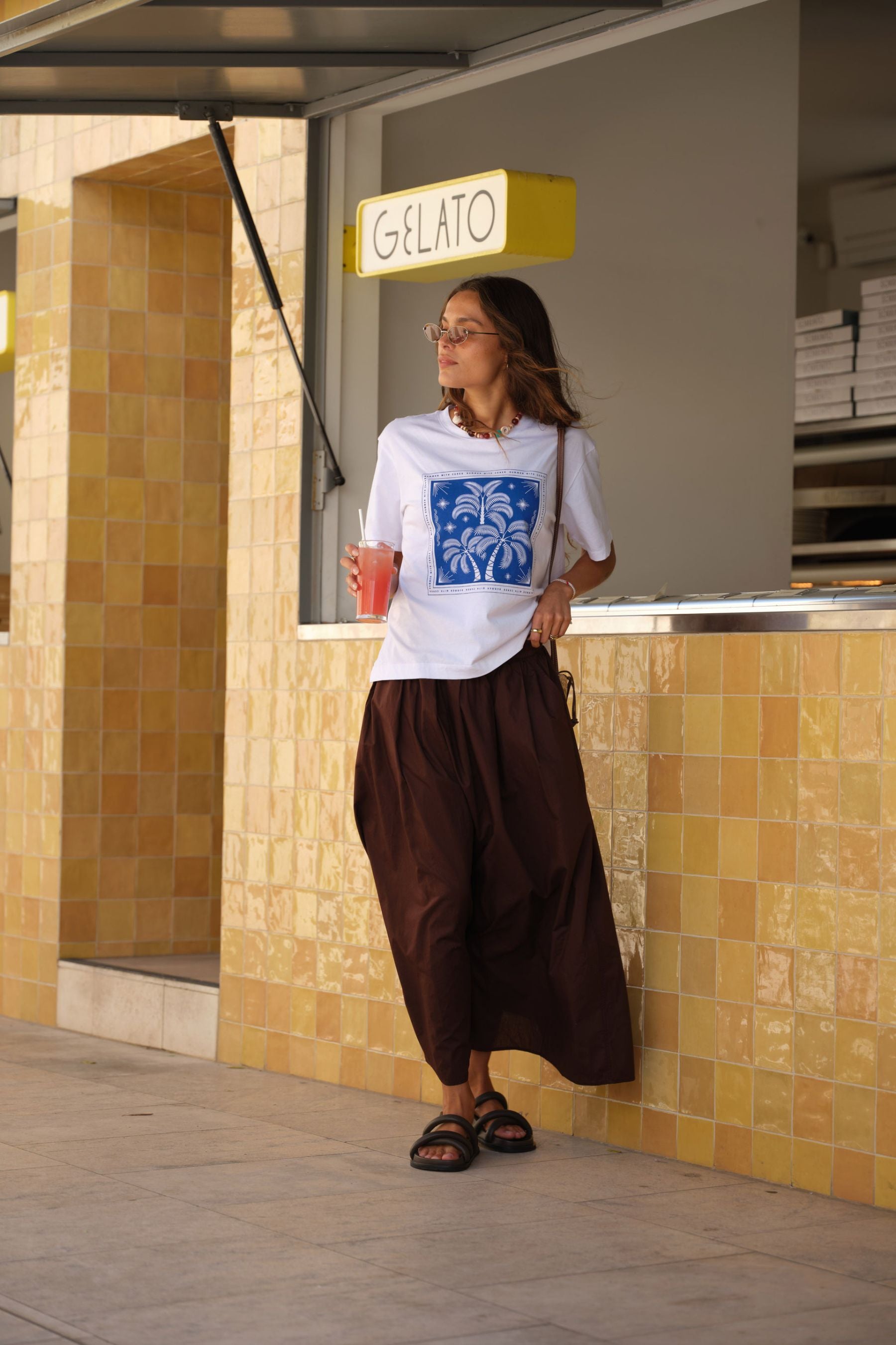 Florence Maxi Skirt | Chocolate