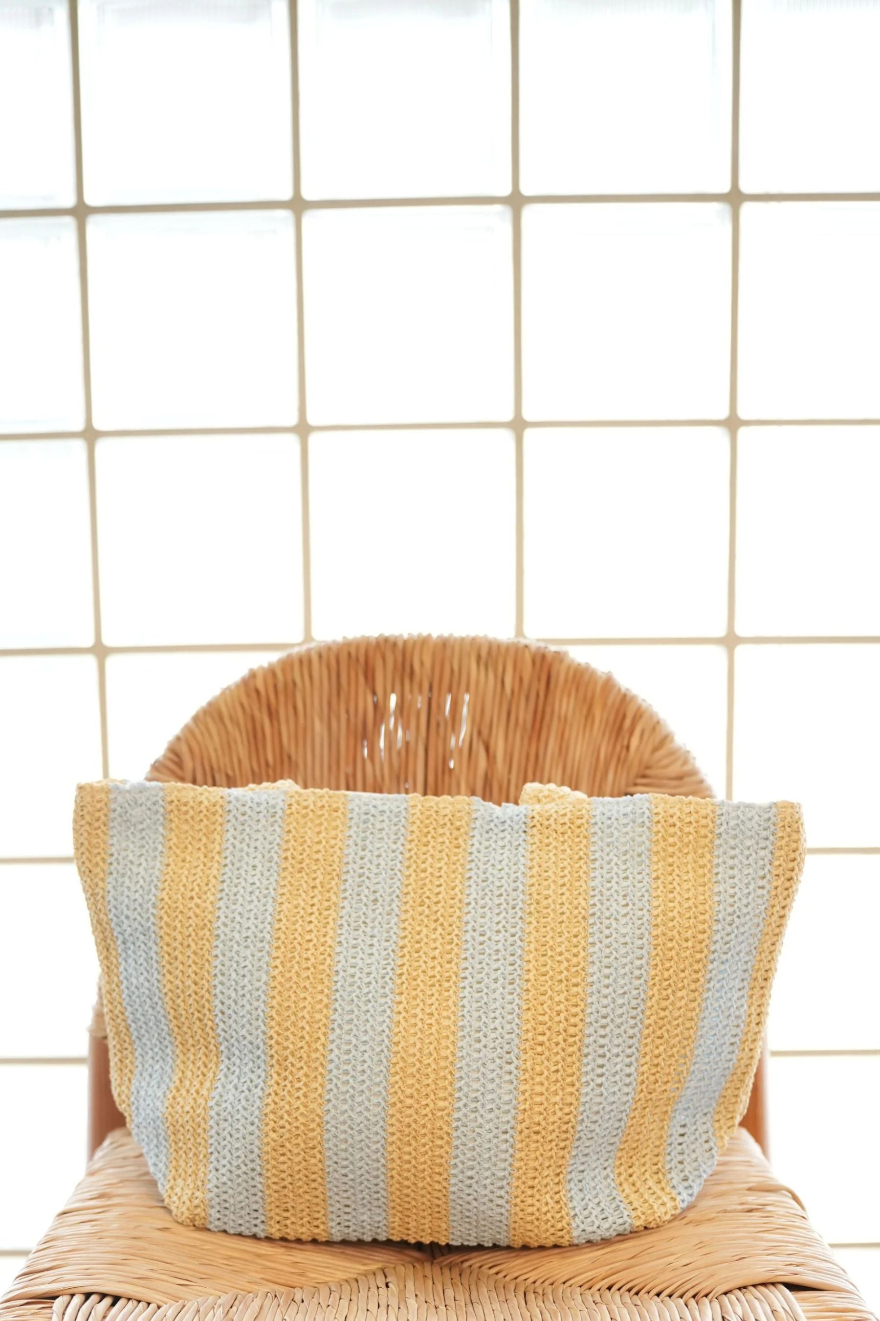 Mia Capri Vacay Tote | Pale Blue